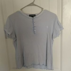 Ralph Lauren light blue top